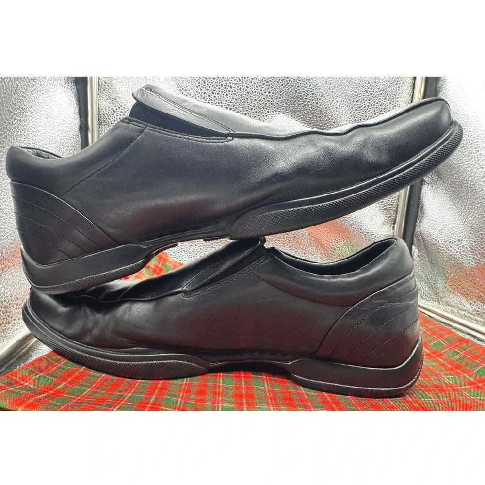 Cole Haan Aleck Slip On Loafer Shoes Mens 9 Black Leather Comfort Casual Work
